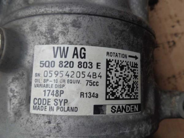 COMPRESSEUR DE CLIMATISATION VW/AUDI/SEAT/SKODA - Vue 4